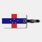 Étiquette À Bagage Drapeau des Antilles Pays-Bas (Dos horizontal)
