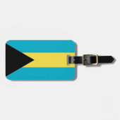 Étiquette À Bagage Drapeau des Bahamas Easy ID (Devant horizontal)