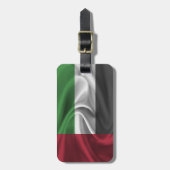 Étiquette À Bagage Drapeau Des Émirats Arabes Unis (Devant Vertical)