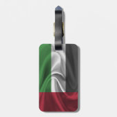 Étiquette À Bagage Drapeau Des Émirats Arabes Unis (Dos Vertical)
