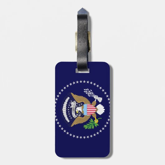Étiquette À Bagage Drapeau des États-Unis (Dos Vertical)