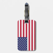Étiquette À Bagage Drapeau des États-Unis d'Amérique (Dos Vertical)