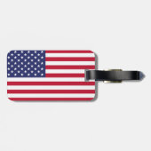 Étiquette À Bagage Drapeau des États-Unis d'Amérique (Dos horizontal)