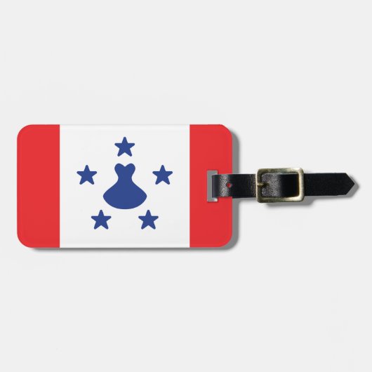 Étiquette À Bagage Drapeau des îles Australes (Devant horizontal)