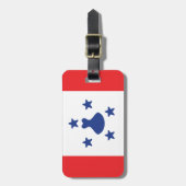 Étiquette À Bagage Drapeau des îles Australes (Devant Vertical)