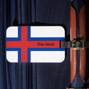 Étiquette À Bagage Drapeau des îles Féroé