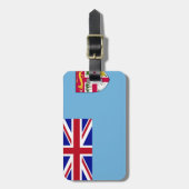 Étiquette À Bagage Drapeau des îles Fidji (Devant Vertical)