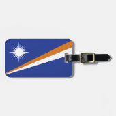Étiquette À Bagage Drapeau des Îles Marshall (Devant horizontal)