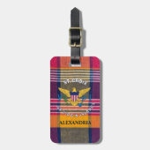 Étiquette À Bagage Drapeau des îles Vierges américaines St. Croix Mad (Devant Vertical)