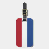 Étiquette À Bagage Drapeau des Pays-Bas (Devant Vertical)