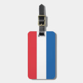 Étiquette À Bagage Drapeau des Pays-Bas (Devant Vertical)