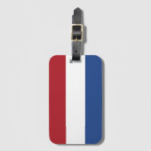 Étiquette À Bagage Drapeau des Pays-Bas (Devant Vertical)