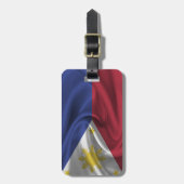 Étiquette À Bagage Drapeau Des Philippines (Devant Vertical)