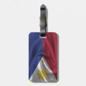 Étiquette À Bagage Drapeau Des Philippines (Dos Vertical)