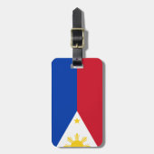 Étiquette À Bagage Drapeau des Philippines (Devant Vertical)
