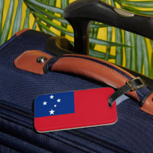 Étiquette À Bagage Drapeau des Samoa