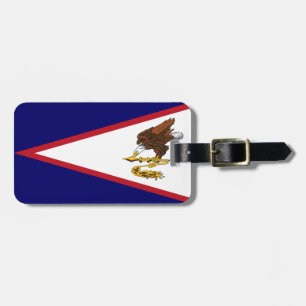Étiquette À Bagage Drapeau des Samoa américaines