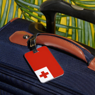 Étiquette À Bagage Drapeau des Tonga