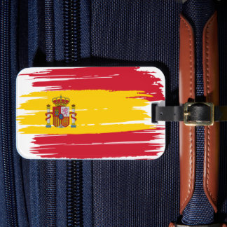 Étiquette À Bagage Drapeau d'Espagne
