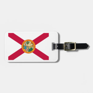 Étiquette À Bagage Drapeau d'État de Floride