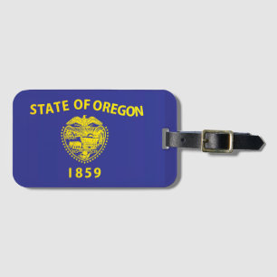 Étiquette À Bagage Drapeau d'État de l'Oregon, États-Unis