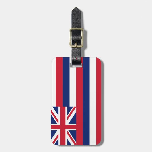 Étiquette À Bagage Drapeau d'état d'Hawaï (Devant Vertical)