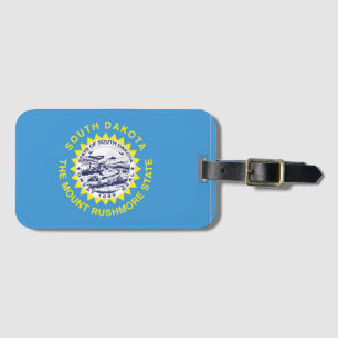 Étiquette À Bagage Drapeau d'État du Dakota du Sud, États-Unis