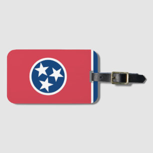 Étiquette À Bagage Drapeau d'État du Tennessee, États-Unis