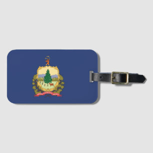 Étiquette À Bagage Drapeau d'État du Vermont (États-Unis)