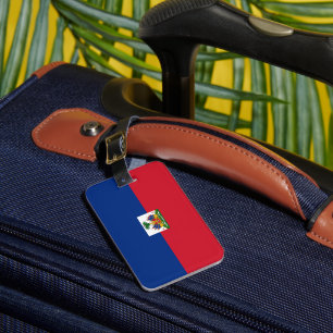 Étiquette À Bagage Drapeau d'Haïti