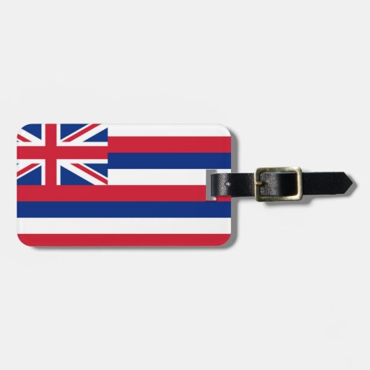 Étiquette À Bagage Drapeau d'Hawaï (Devant horizontal)