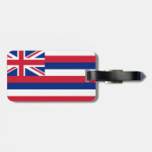 Étiquette À Bagage Drapeau d'Hawaï (Dos horizontal)