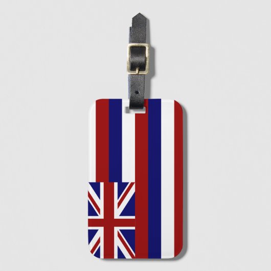Étiquette À Bagage Drapeau d'Hawaï (Devant Vertical)