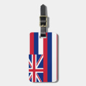 Étiquette À Bagage Drapeau d'Hawaï (Devant Vertical)