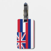 Étiquette À Bagage Drapeau d'Hawaï (Dos Vertical)