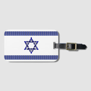 Étiquette À Bagage Drapeau d'Israël