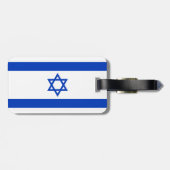 Étiquette À Bagage Drapeau d'Israël (Dos horizontal)