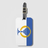 Étiquette À Bagage Drapeau d'Orlando, Floride (Devant Vertical)