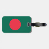 Étiquette À Bagage Drapeau du Bangladesh (Dos horizontal)