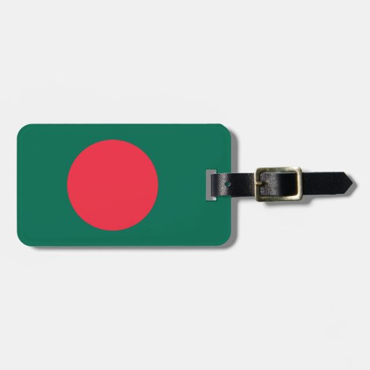 Étiquette À Bagage Drapeau du Bangladesh Easy ID Personal (Devant horizontal)