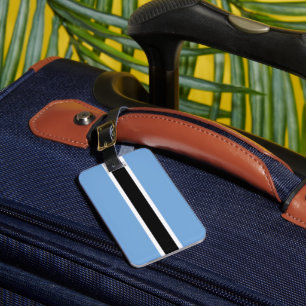 Étiquette À Bagage Drapeau du Botswana