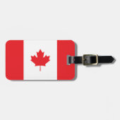 Étiquette À Bagage Drapeau du Canada (Devant horizontal)