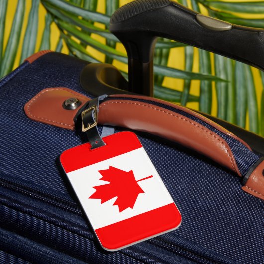 Étiquette À Bagage Drapeau du Canada (Insitu Rectoal 1)