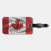 Étiquette À Bagage Drapeau Du Canada (Dos horizontal)