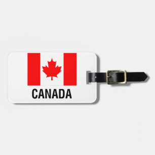 Étiquette À Bagage DRAPEAU du CANADA