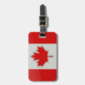 Étiquette À Bagage Drapeau du Canada - étiquette de bagages (Devant Vertical)