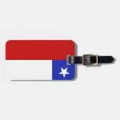 Étiquette À Bagage Drapeau du Chili (Devant horizontal)
