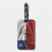 Étiquette À Bagage Drapeau du Chili (Dos Vertical)