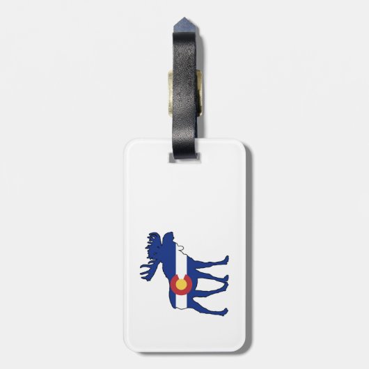 Étiquette À Bagage Drapeau du Colorado (Dos Vertical)