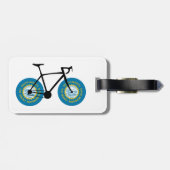 Étiquette À Bagage Drapeau du Dakota du Sud cyclisme (Dos horizontal)